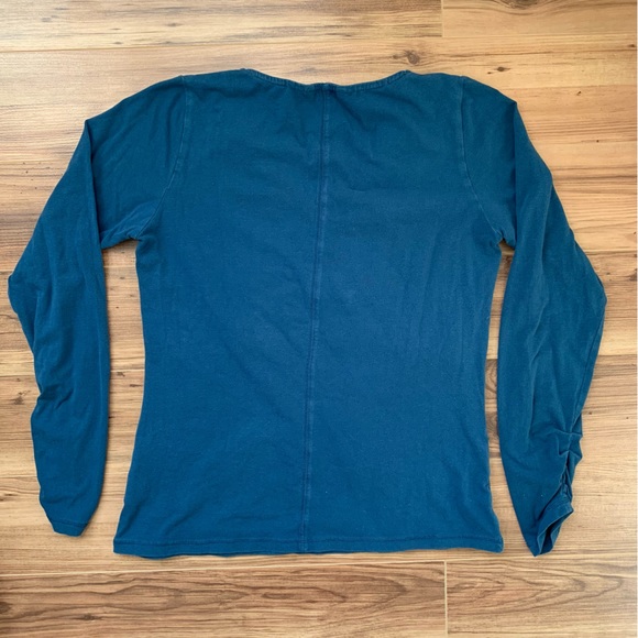 Cabi V-Neck Teal Blouse - Picture 4 of 11